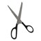 Westcott 8 in. Long 3 in. Cut Length Straight Contract Scissors - Straight Black Handle